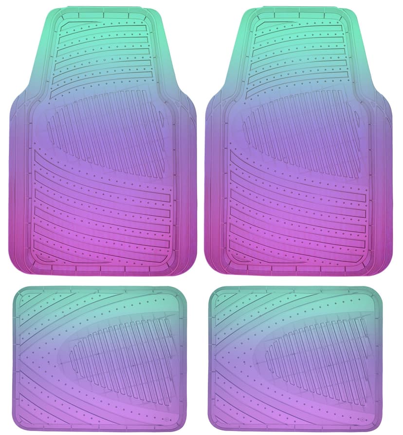 AutoTrends All-Weather Floor Mat, Purple Ombre, 4-pc
