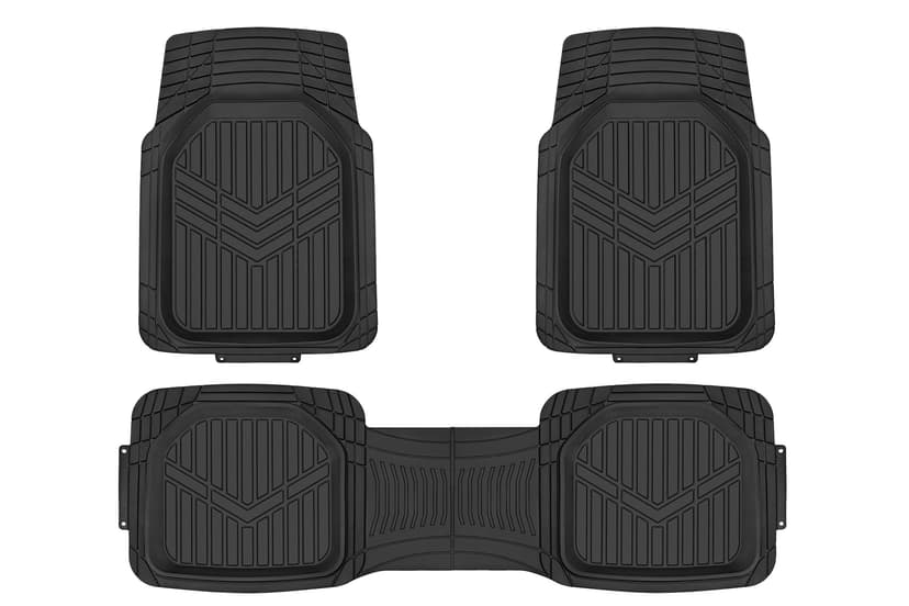 MotoMaster All Season Mid Tray Car Mat with Rear Runner, 3-Pc