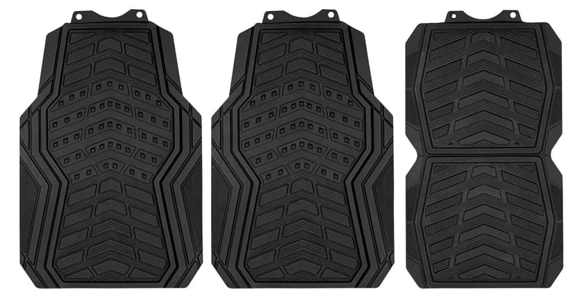 MotoMaster All-Season Heavy Duty Studded Floor Mat, 4-Pc