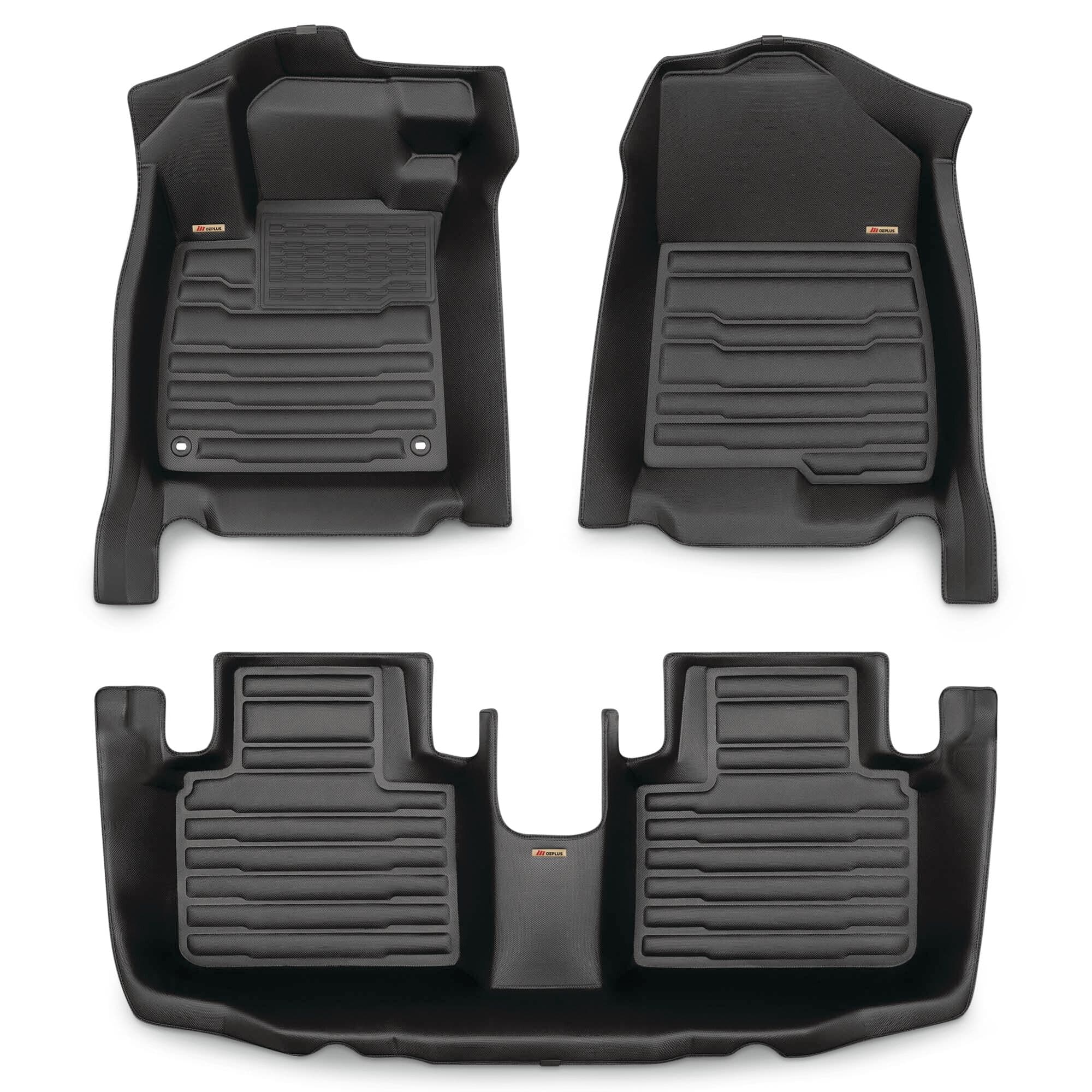 MotoMaster Alfa Romeo Stelvio Custom Floor Mat Kit, OEPLUS 2018-2023, 3-pc