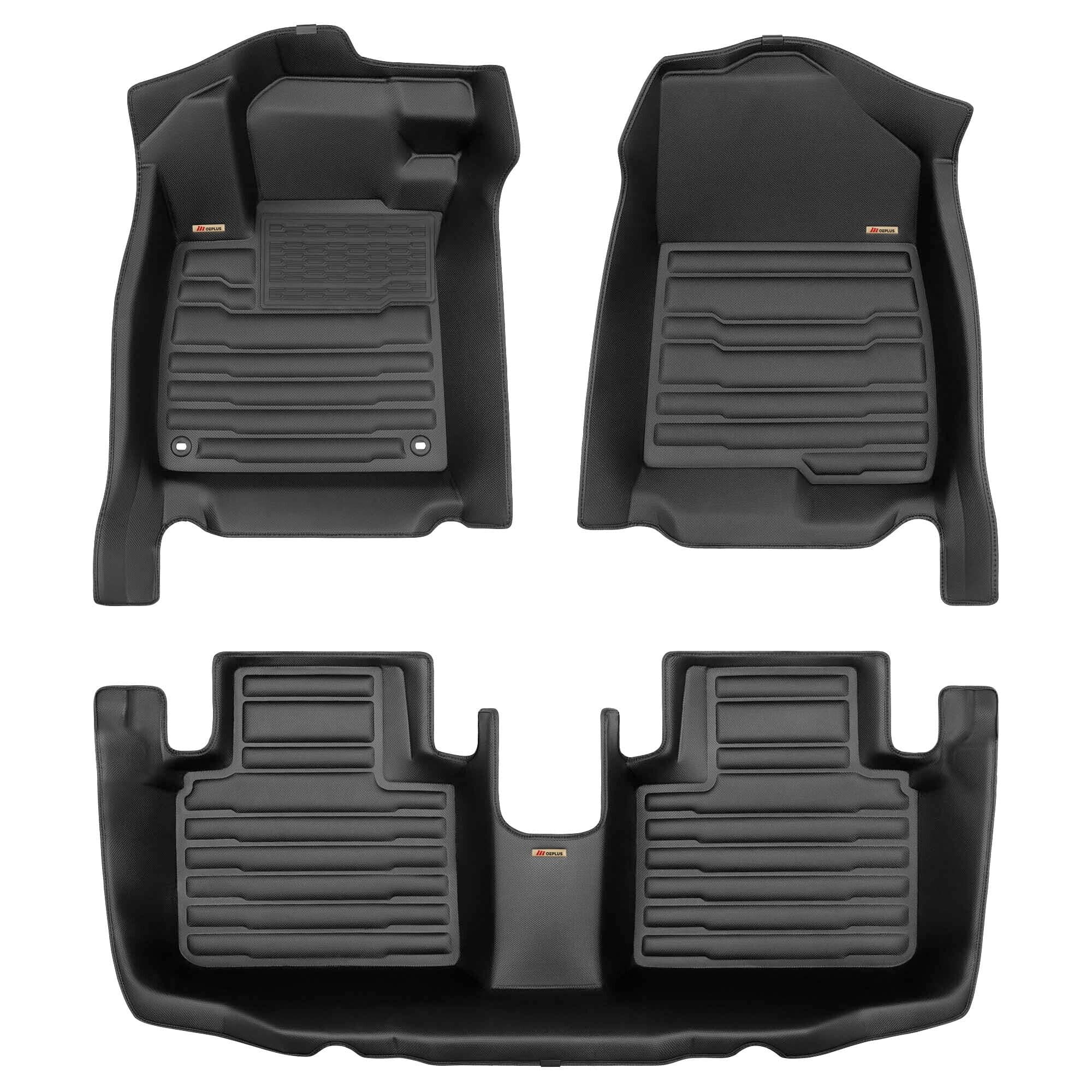 MotoMaster Chevrolet Bolt EV Custom Floor Mat Kit, OEPLUS 2017-2024, 3-pc