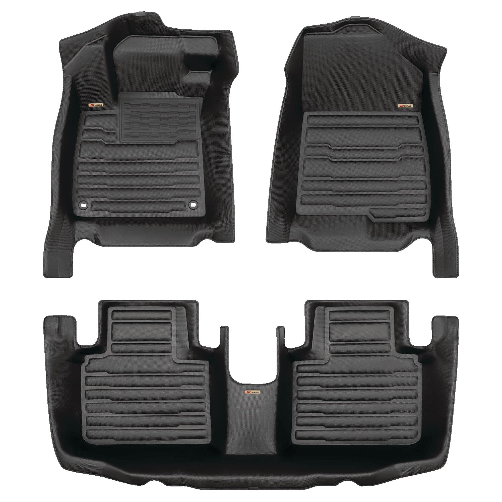 MotoMaster Kia Seltos Custom Floor Mat Kit, OEPLUS 2020-2024, 3-pc