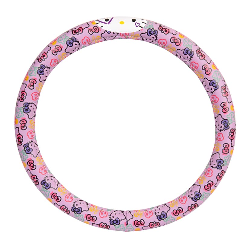 Hello Kitty Universal Steering Wheel Cover, Lavender