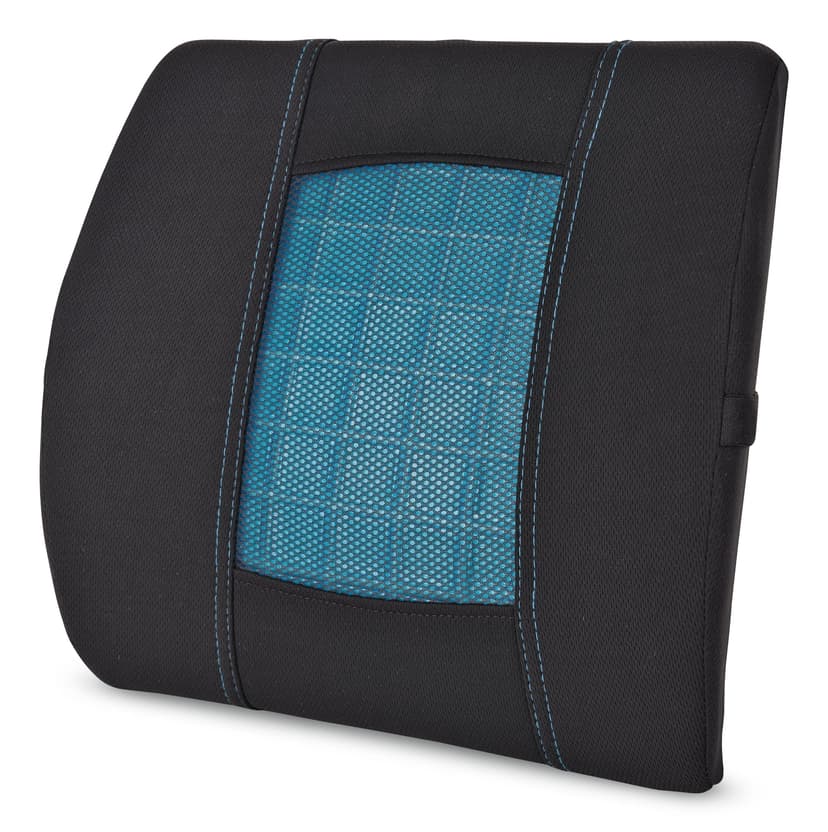 AutoTrends Gel Memory Foam Lumbar Support Pillow/ Back Cushion, Universal Fit