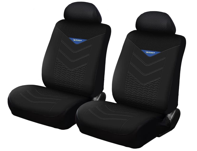 Michelin Premium Faux Leather Seat Cover, Chevron, 2-pk