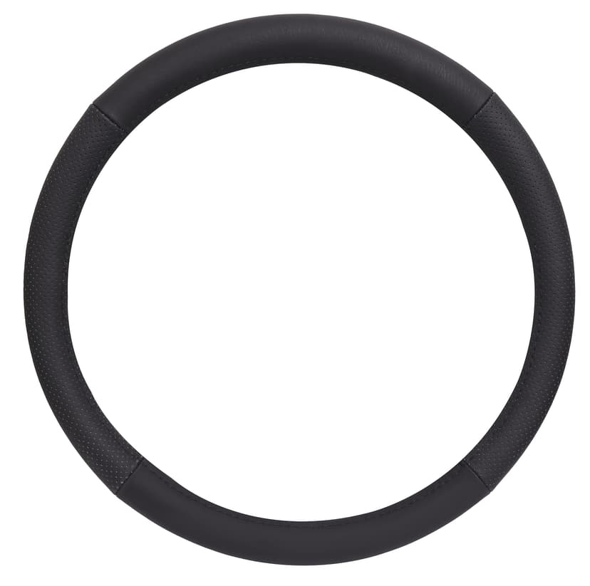 AutoTrends Genuine Leather Massage Steering Wheel Cover