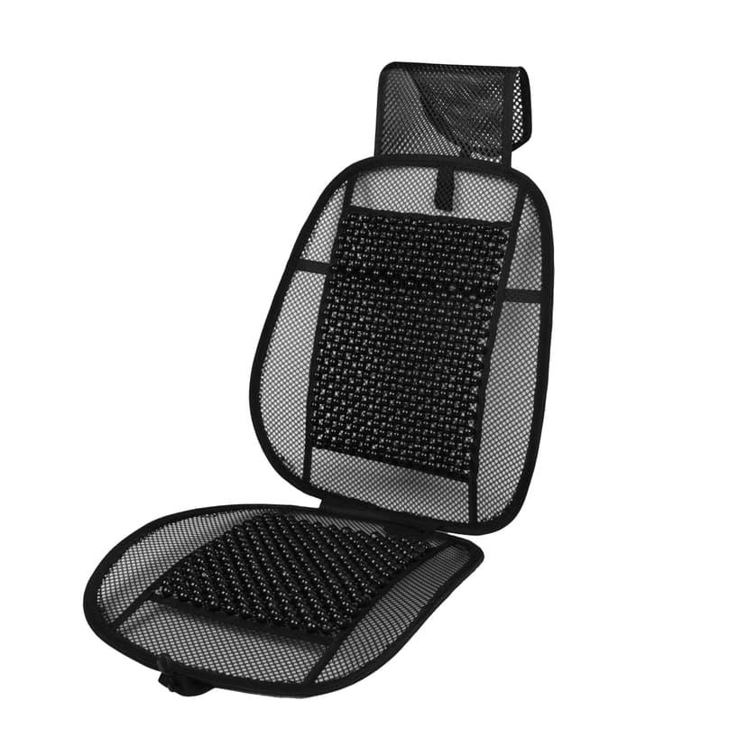 AutoTrends Black Beaded Seat Cushion