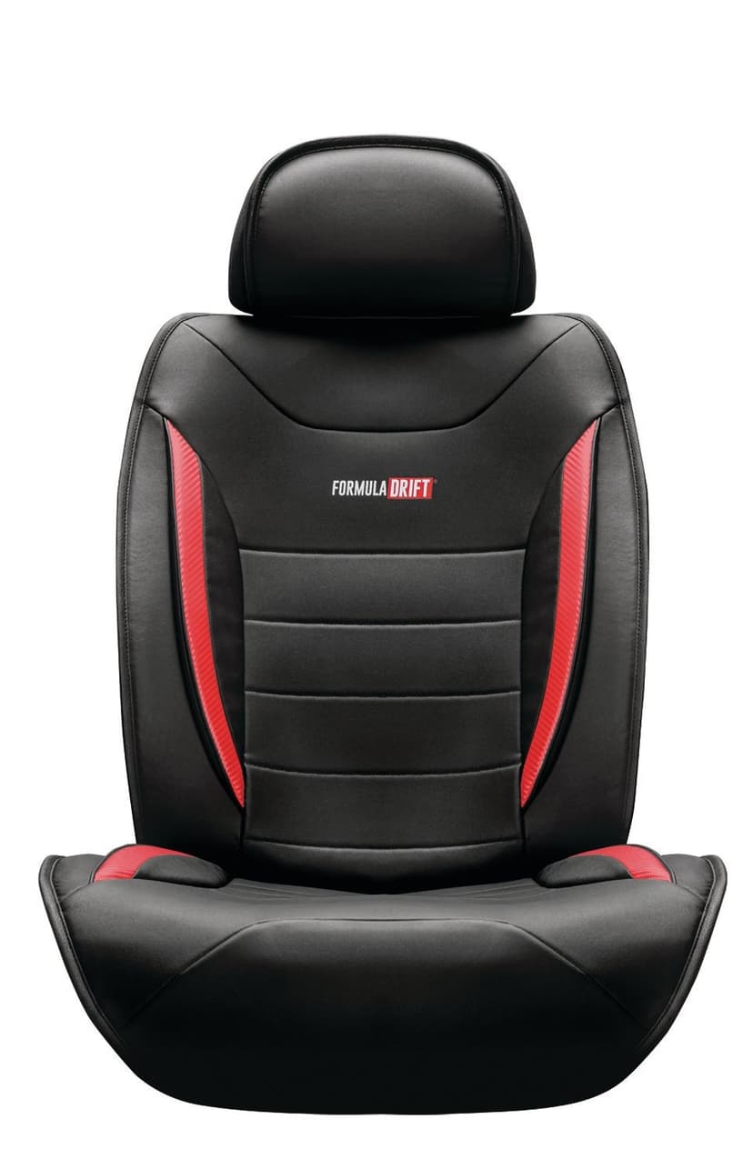 Formula Drift Faux Leather Seat Cover, Carbon Fibre