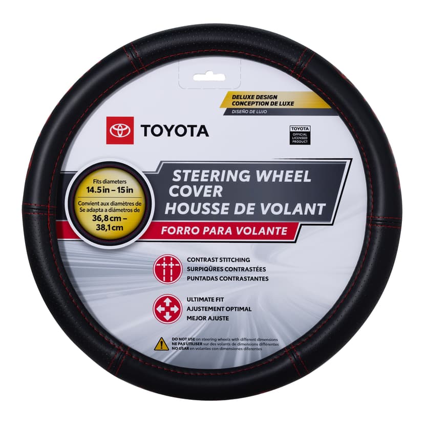 Toyota Officially Licensed Steering Wheel Cover, Universal Fit