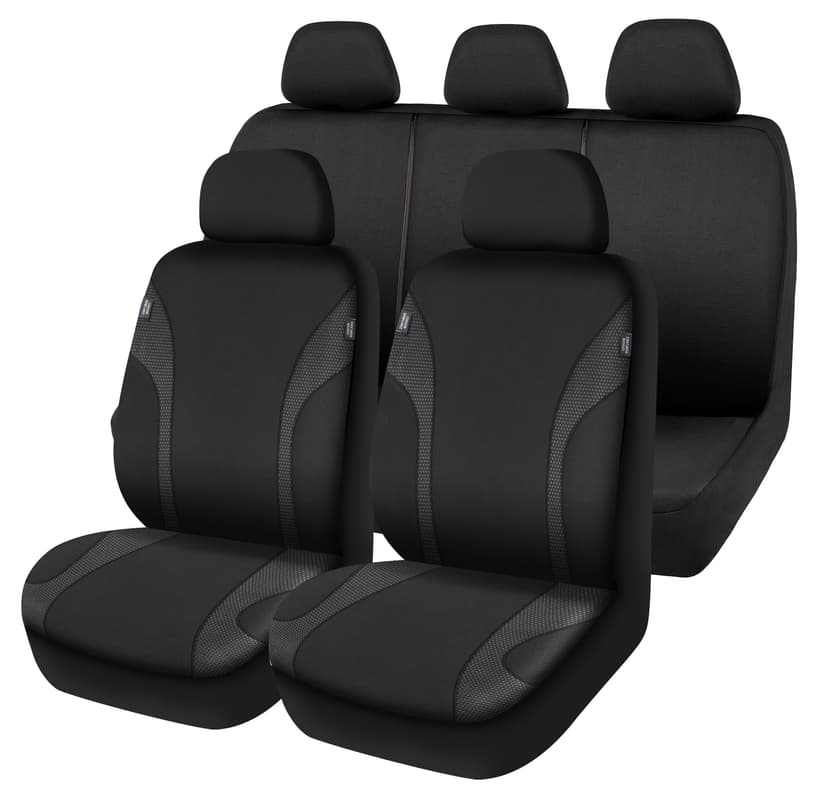 AutoTrends Jacquard Side Accent OPP Seat Cover Kit