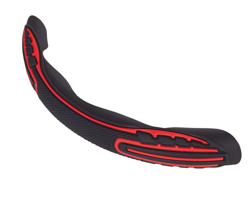 AutoTrends Sporty Rubber Steering Wheel Grip, Red