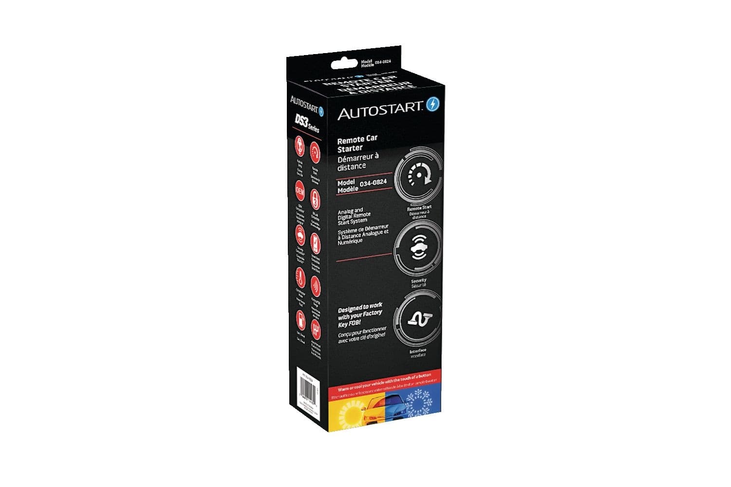 Directed AutoStart DS3 Series 3LS Remote Car Starter System Kit