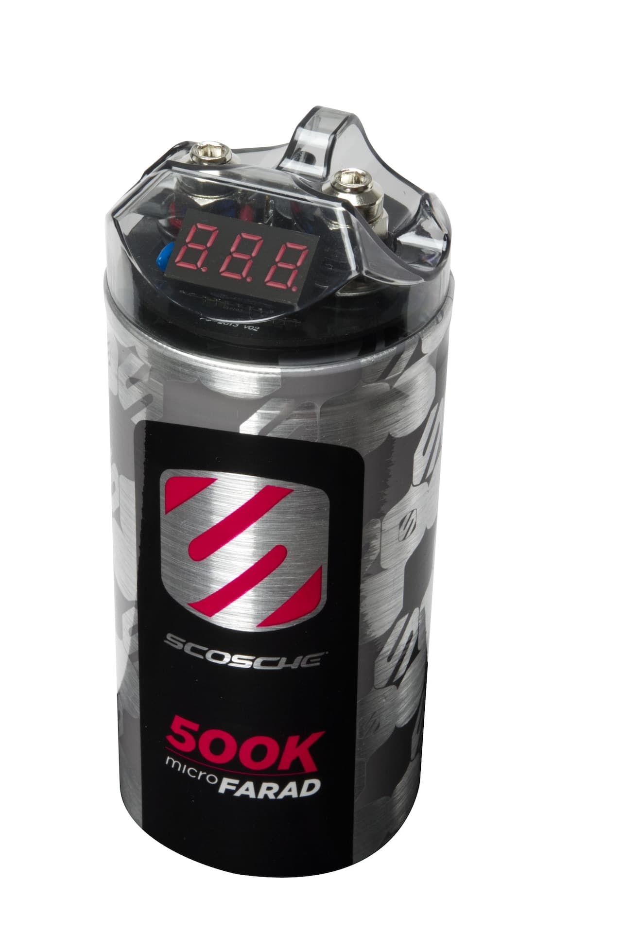 E2 Scosche Farad Digital 20 V Capacitor, LCD Display, Polycarbonate Cover