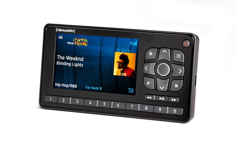 SiriusXM Roady BT Satellite Receiver, 3.2-in display, Black