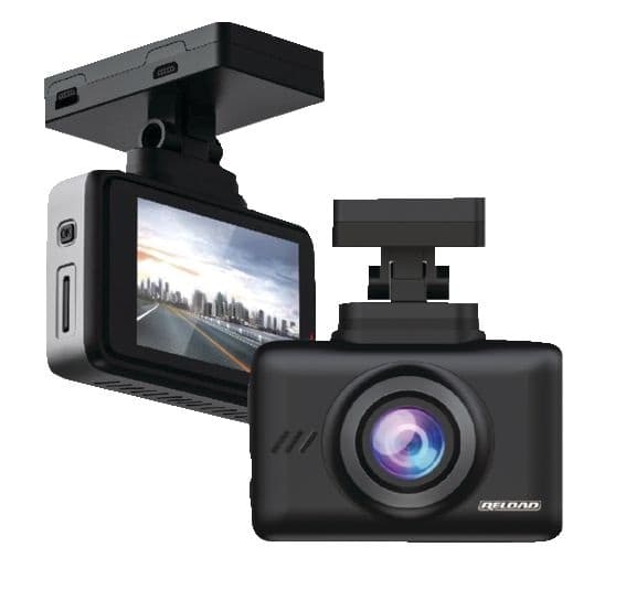 Reload 1080p Dash Cam with a 2.35-in IPS Screen & 16GB Memory Card, Black
