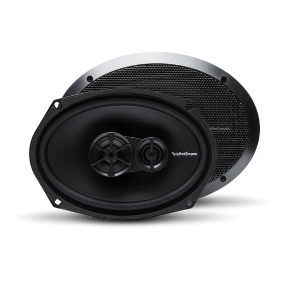 Rockford Fosgate Prime 3-Way Coaxial Full-Range Car Speaker, Black, 6-in x 9-in