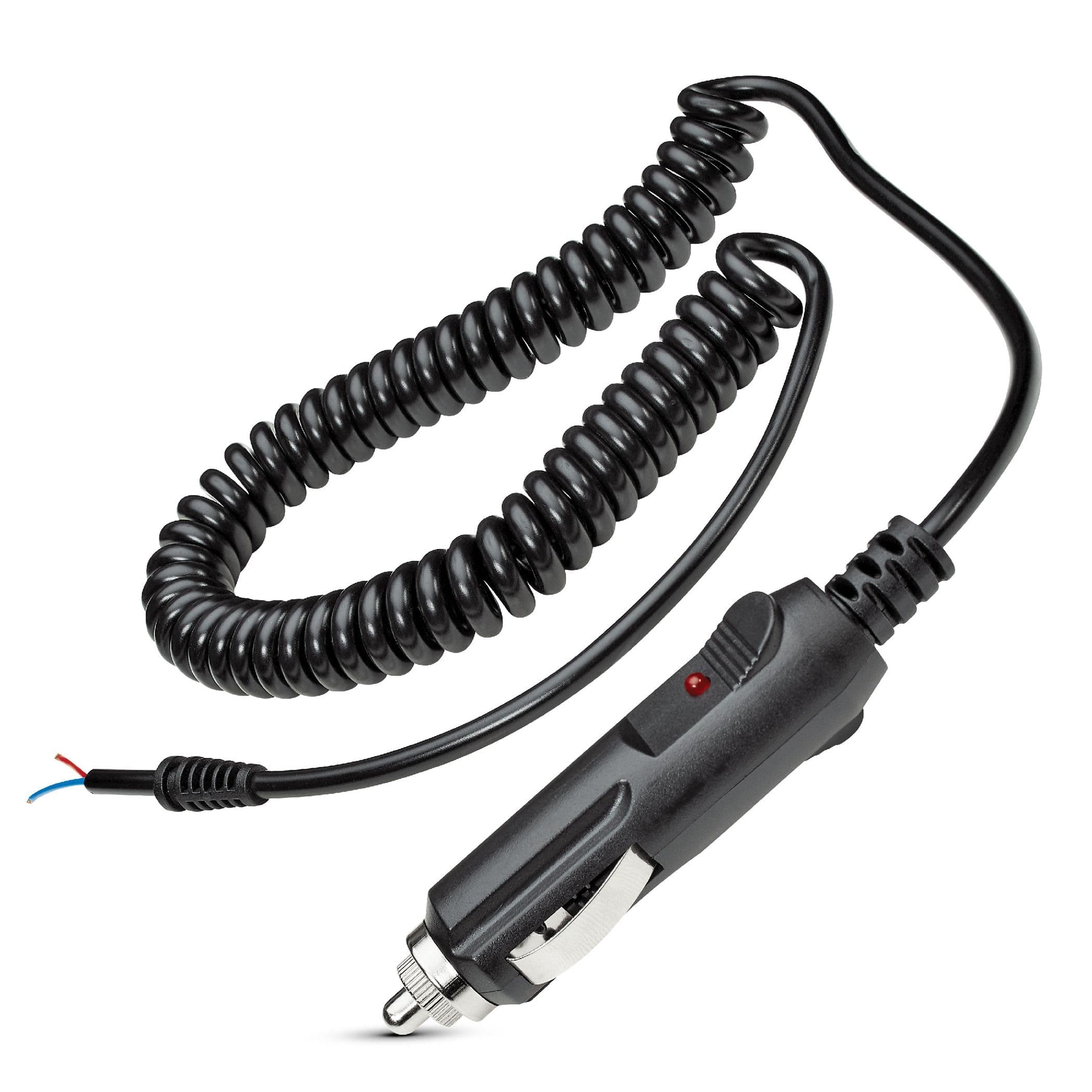Bluehive 12V Coil Extension Cord, with Cigarette Lighter, 8-ft