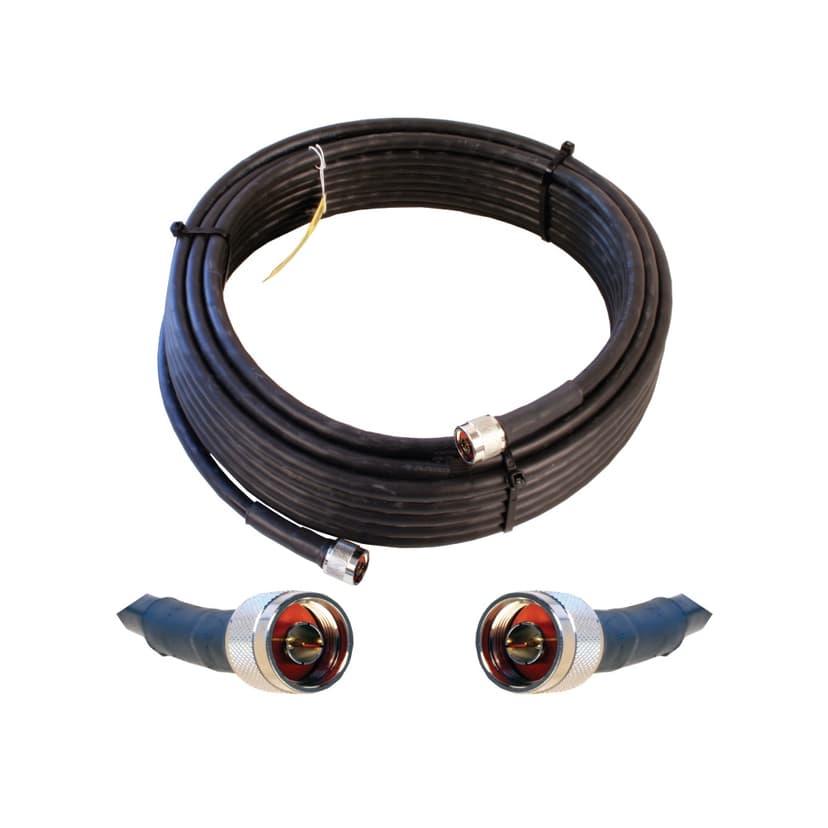 Wilson Ultra Low Loss N-Male 15.2-Metre Coax Cable, Black