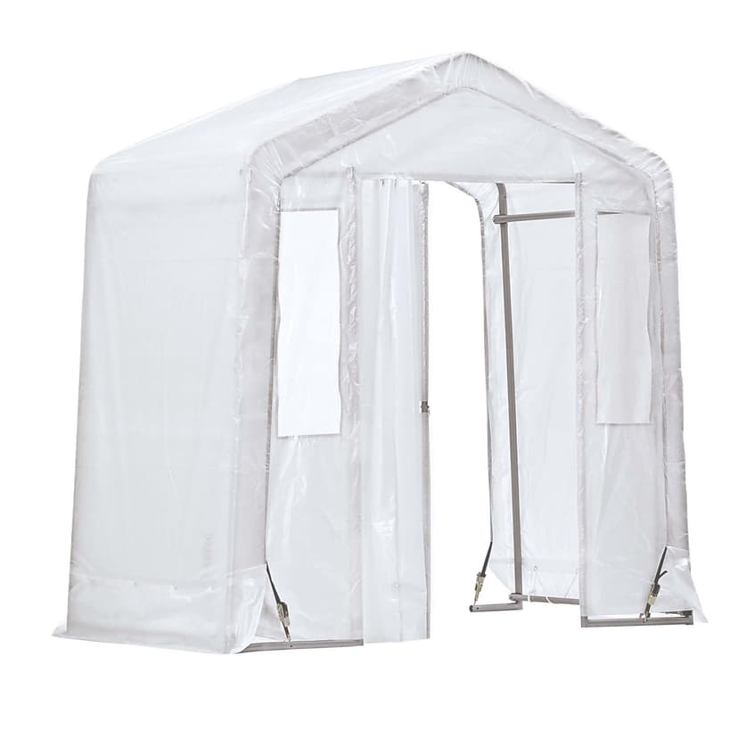 ShelterLogic Clearview Water Resistant Vestibule Shelter w/ UV Protection, 8 x 4 x 8-ft