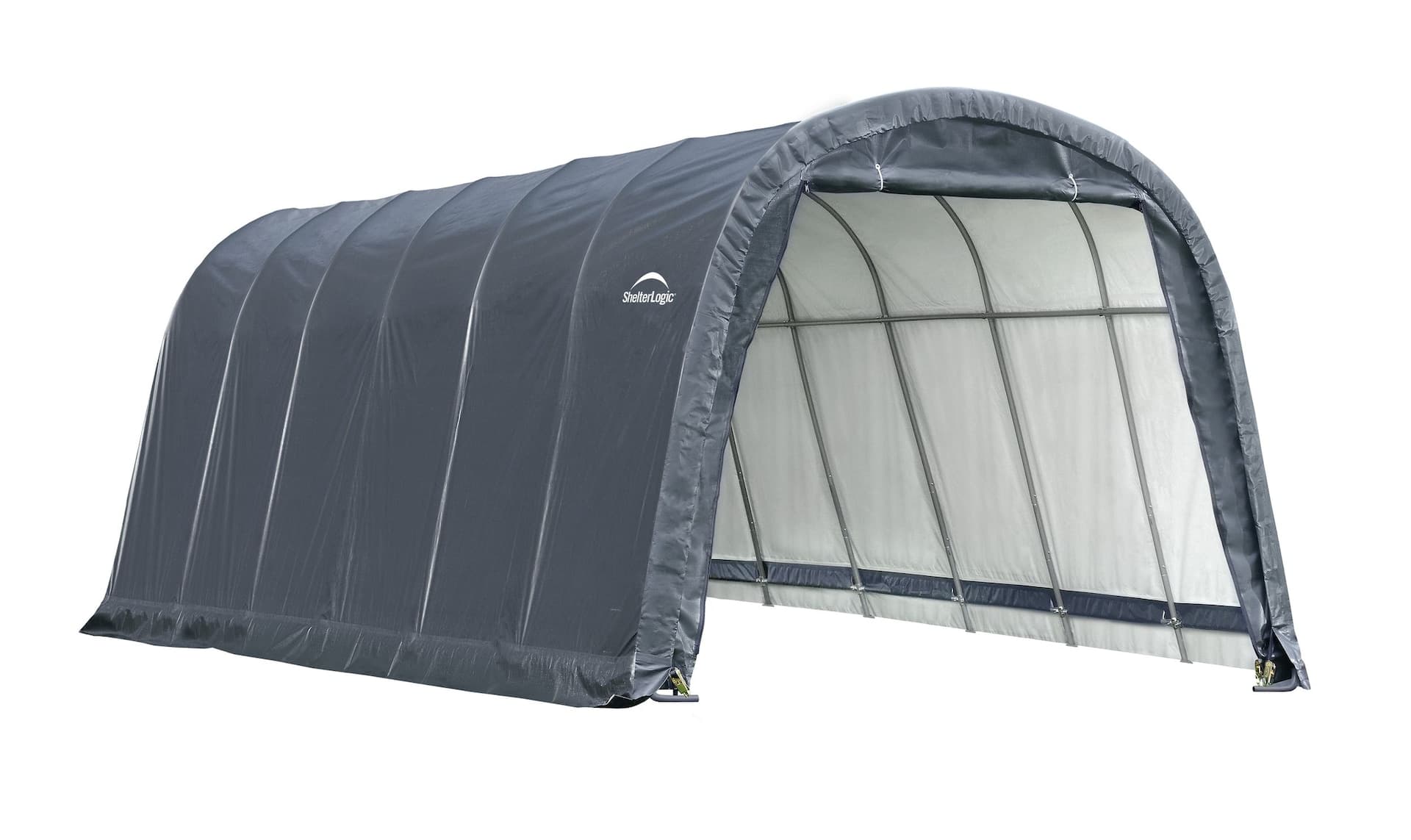 ShelterLogic Garage-in-a-Box® Round Auto Shelter, Truck/SUV Model, 12x24x8-ft