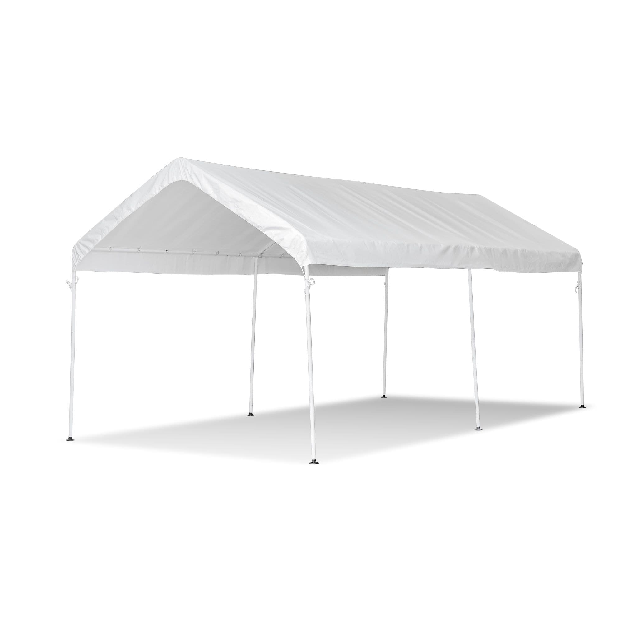 Weatherfast All Purpose Easy Assembly Waterproof Car Canopy with UV Protection, 10x20-ft