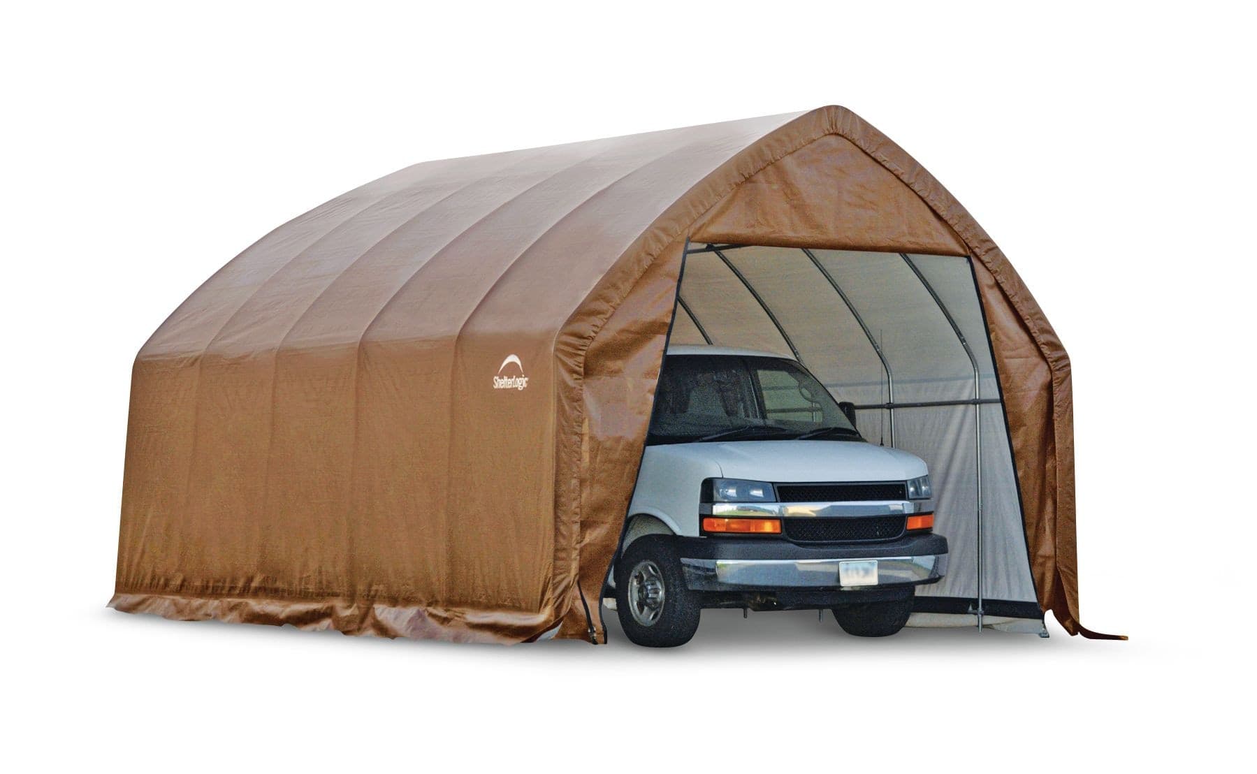 ShelterLogic Waterproof Portable Garage-In-A-Box® Auto Shelter with UV Protection, Truck/SUV Model, 13x20x12-ft