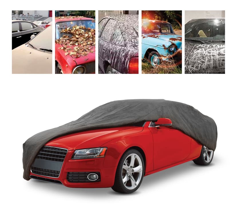 Simoniz Platinum 4-Layer Water Resistant Car Cover with UV Protection, Assorted, X-Large