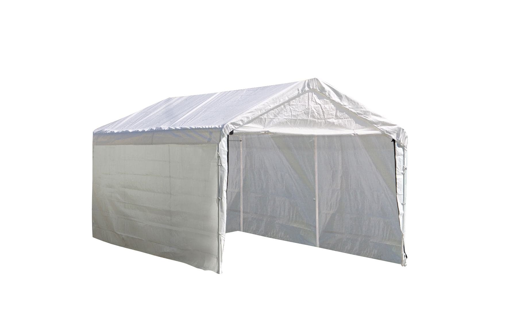 ShelterLogic Water Resistant Peak Canopy Enclosure Kit w/UV Protection, 12 x 20-ft