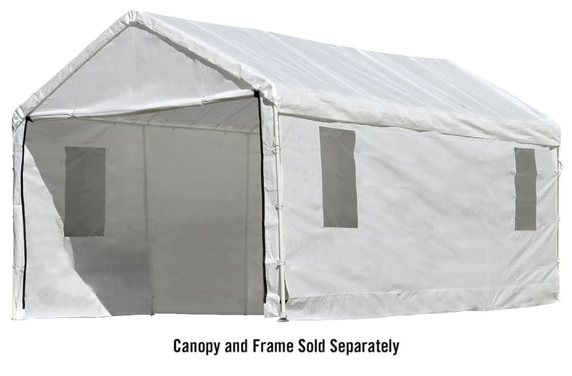 ShelterLogic Max AP™ Canopy ClearView Enclosure Kit, White, 10x20-ft