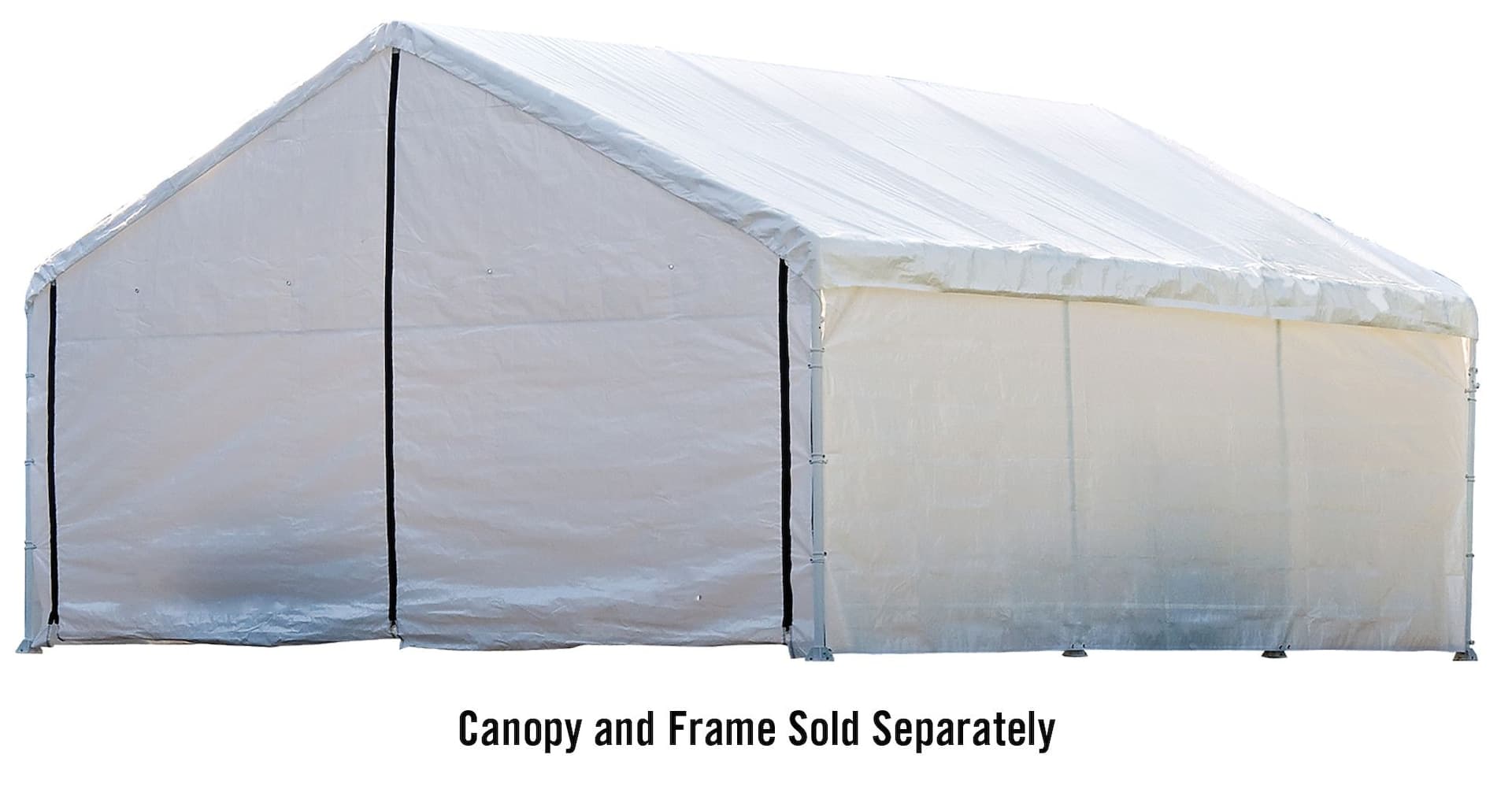 ShelterLogic Super Max™ Water Resistant Peak Canopy Enclosure Kit w/UV Protection, 18 x 20-ft