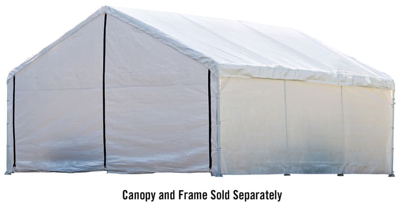 ShelterLogic Super Max™ Water Resistant Peak Canopy Enclosure Kit w/UV Protection, 18 x 20-ft
