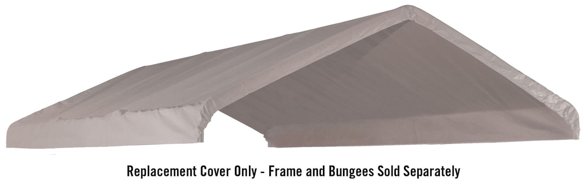 ShelterLogic Canopy Replacement Cover, White, 10-ft x 20-ft