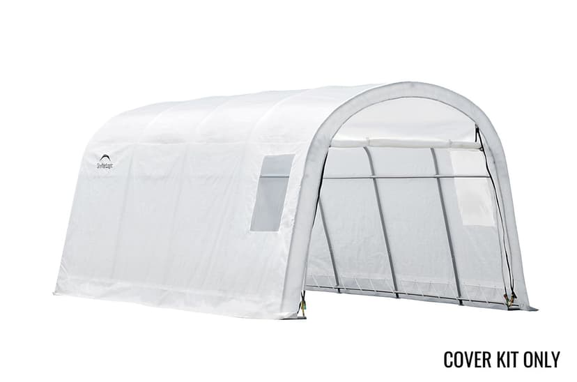ShelterLogic Clearview Water Resistant Shelter Replacement Cover Kit w/UV Protection, 12-ft x 16-ft x 8-ft
