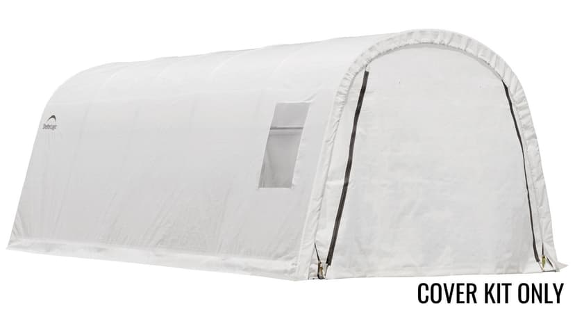 ShelterLogic Clearview Water Resistant Shelter Replacement Cover Kit with UV Protection, 12-ft x 20-ft x 8-ft