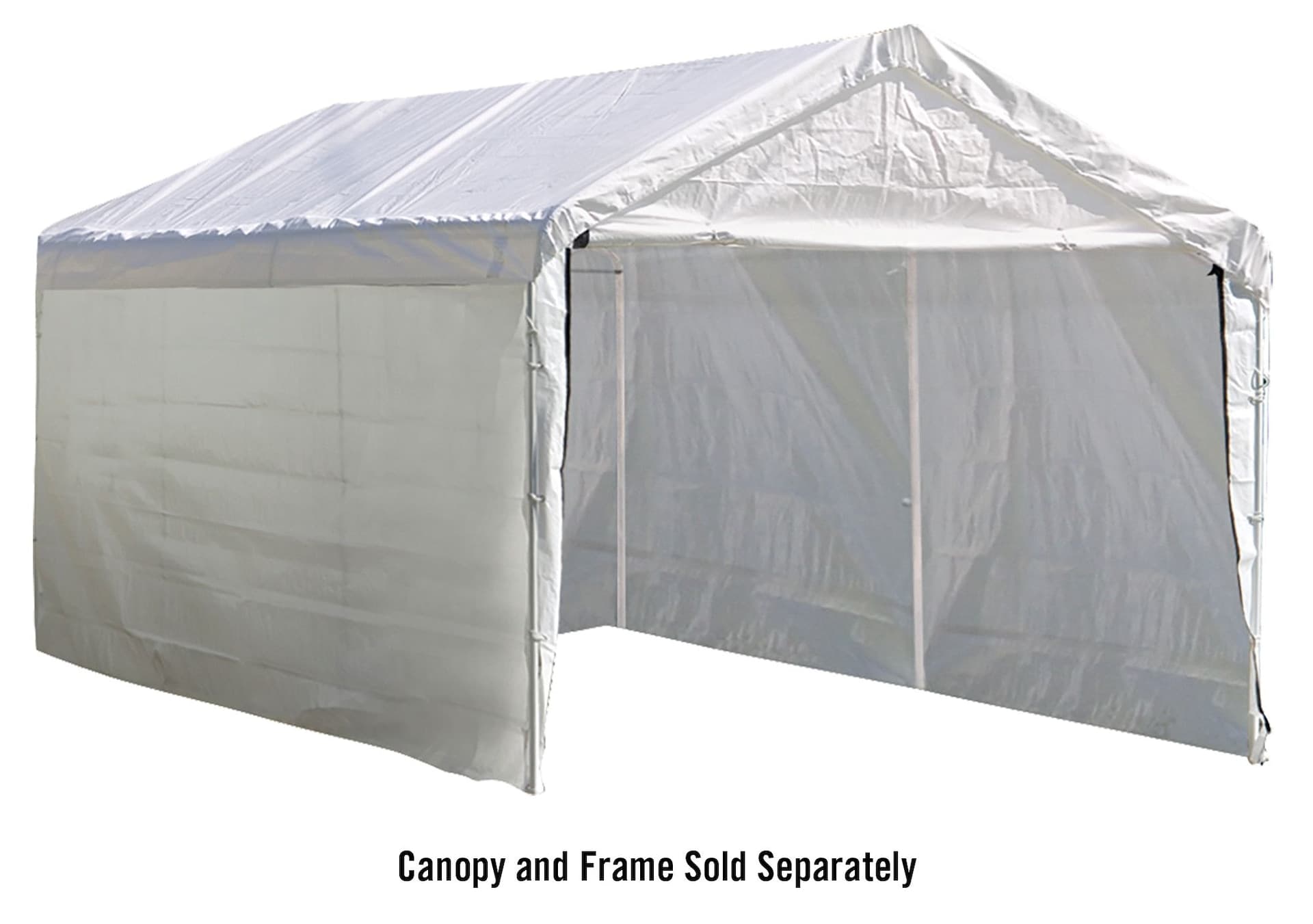 ShelterLogic Max AP™ White Canopy Enclosure Kit for 2-in Frame, 10-ft x 20-ft