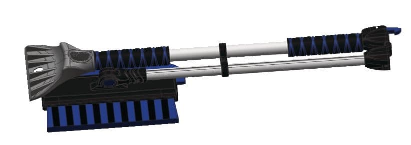 Reflex Collapsible Snow Brush & Ice Scraper, 41-in