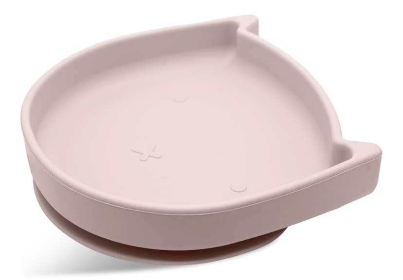 Kushies Silikitty Silicone Plate, Pink
