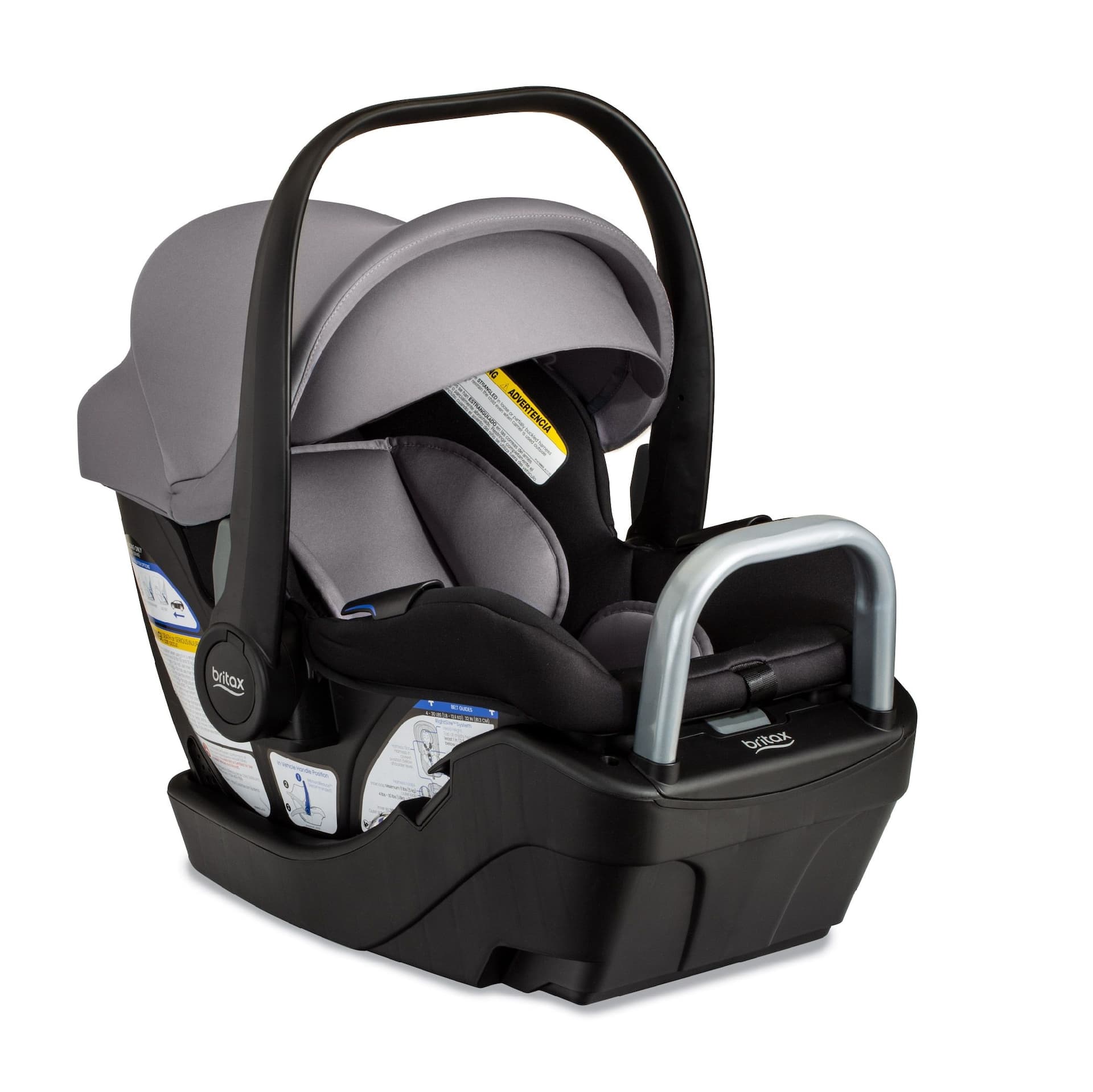 Britax Willow S Infant Rear-Facing Car Seat with ClickTight, Grey