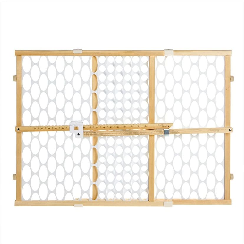 Toddlerloo Quick Fit Oval Mesh Wooden Baby Safety Gate