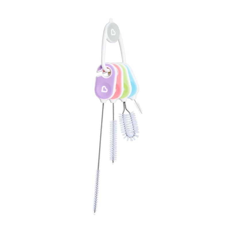 Munchkin® Details™ 4 Brush Set for Baby and Toddler Bottle