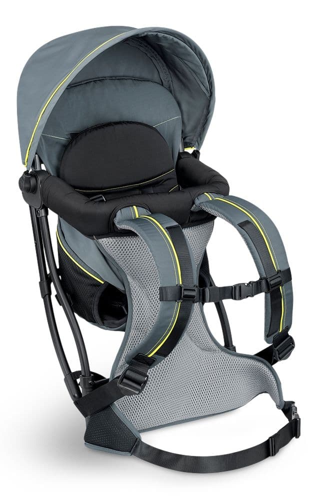 Chicco SmartSupport Lightweight Grey Backpack-Style Baby Carrier