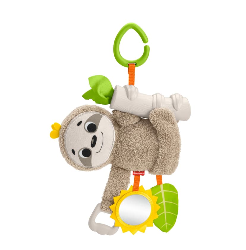 Fisher-Price® Slow Much Fun Portable Stroller Sloth, Ages 0+