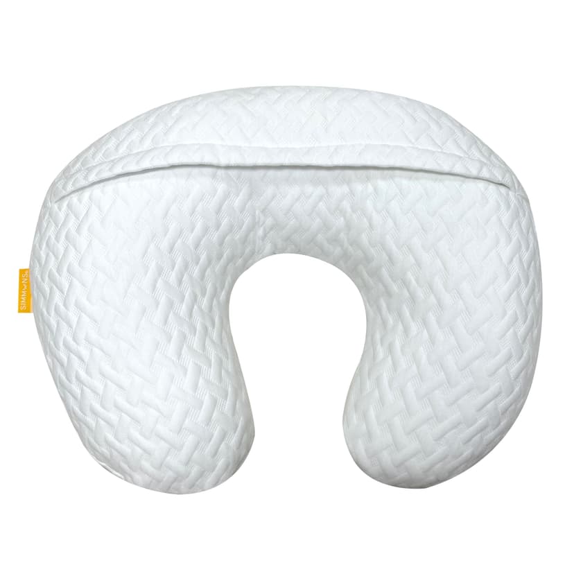 Simmons Deluxe Nursing Pillow with Removeable Cover, Ivory