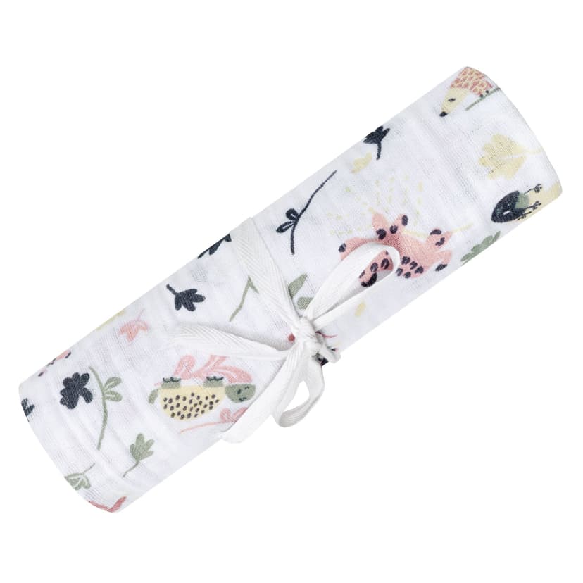 Perlimpinpin Muslin Blanket, Jungle Lotus