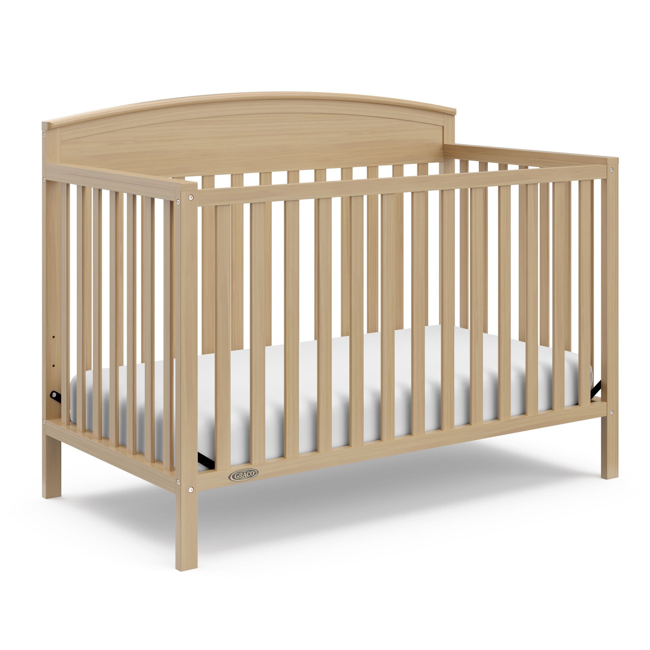 Graco Benton 5-in-1 Driftwood Convertible Crib with Headboard