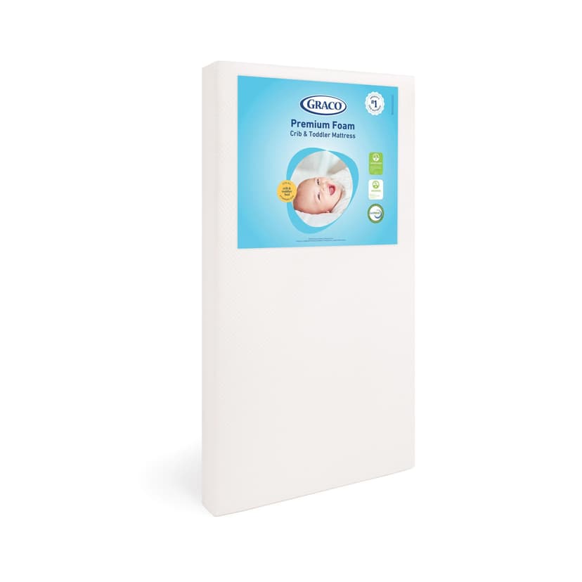 Graco Premium White Foam Baby Crib & Toddler Bed Mattress