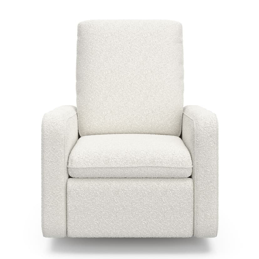 Graco Teddi 1-USB-A/1-USB-C Ivory Boucle Power Recliner & Swivel Glider