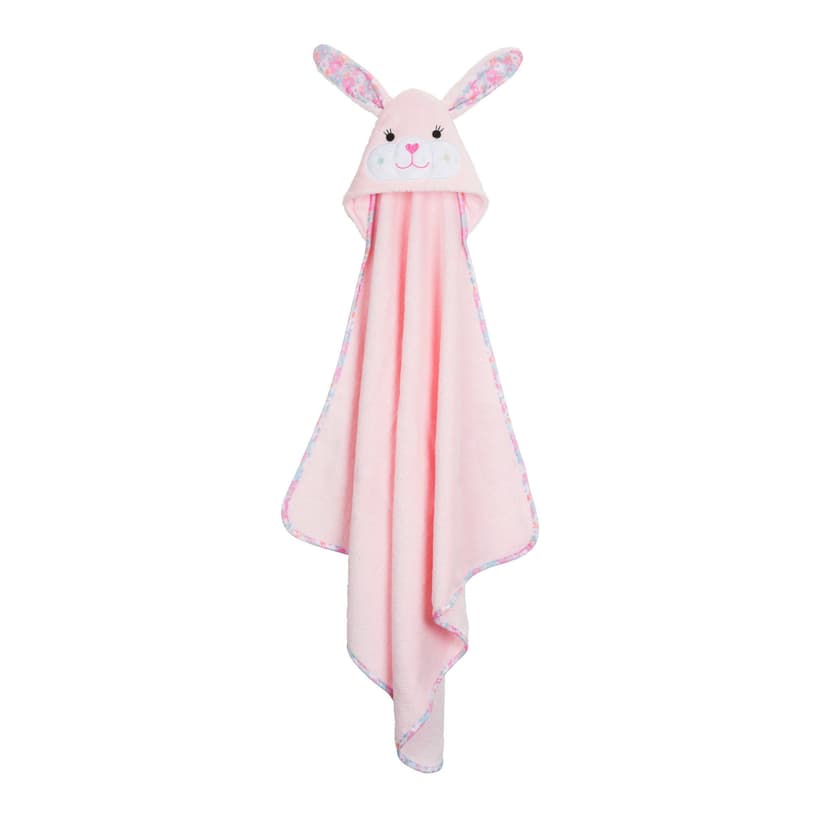 ZOOCCHINI Baby Snow Terry Hooded Bath Towel - Beatrice the Bunny