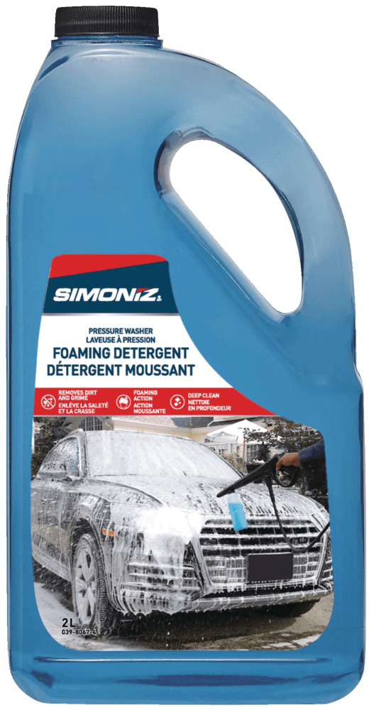 Simoniz Non-Toxic Foaming Pressure Washer Detergent for Vehicles & Boats, Concentrate, 2L