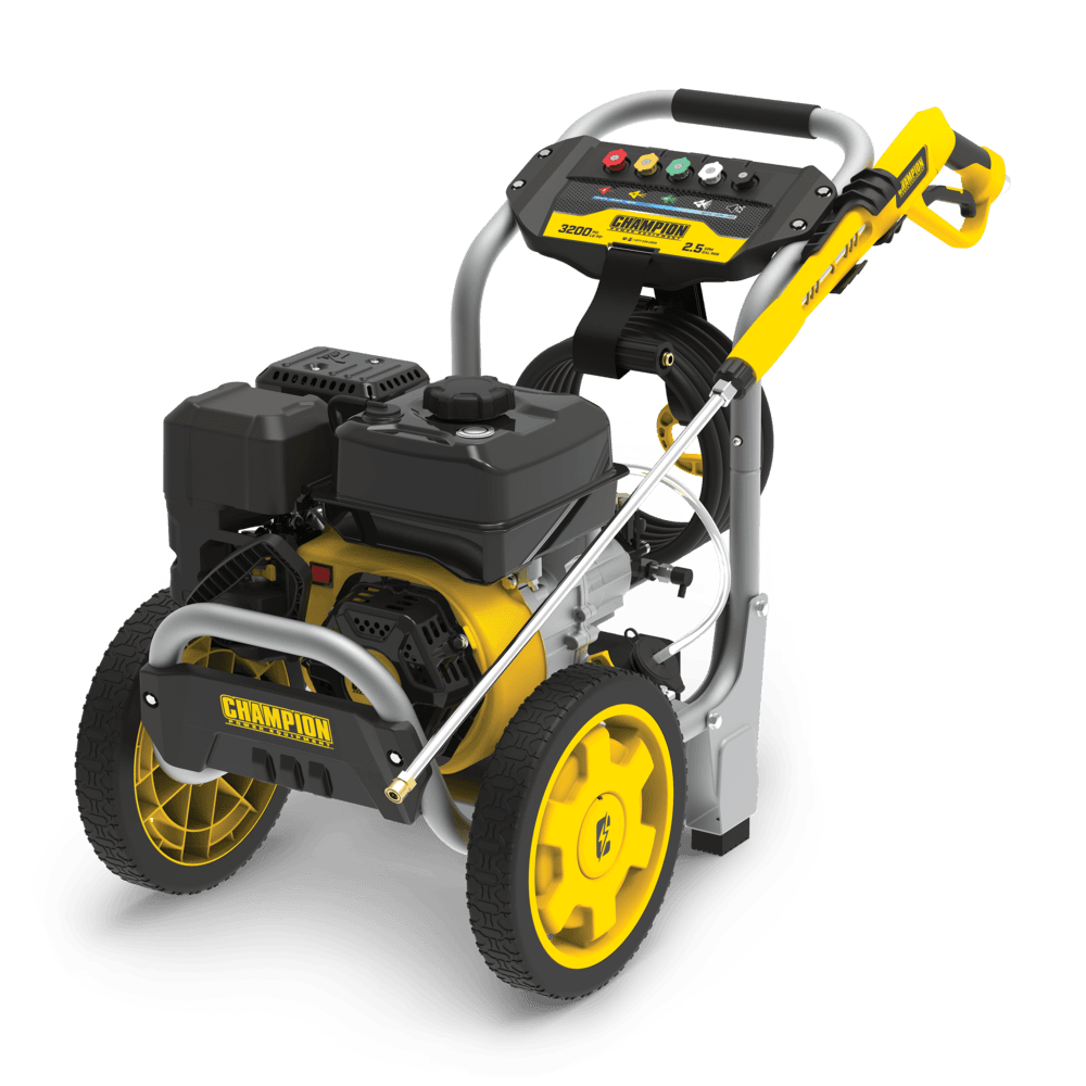 Champion Power Equipment 3200 PSI 2.5 GPM 224cc Engine Cold Water Wheeled Gas Pressure Washer